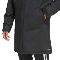 Veste d'hiver longue adidas Tiro 26 noire et blanche