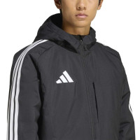 Veste d'hiver longue adidas Tiro 26 noire et blanche