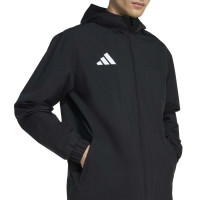 adidas Entrada 26 Allweather Trainingsjack Zwart Wit