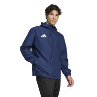 adidas Entrada 26 Allweather Trainingsjack Donkerblauw Wit