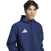adidas Entrada 26 Allweather Trainingsjack Donkerblauw Wit