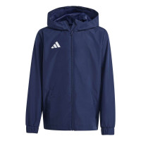 adidas Entrada 26 Allweather Trainingsjack Kids Donkerblauw Wit