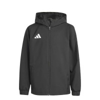 adidas Entrada 26 Allweather Trainingsjack Kids Zwart Wit