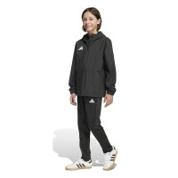 adidas Entrada 26 Allweather Trainingsjack Kids Zwart Wit