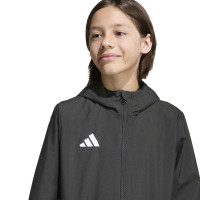 adidas Entrada 26 Allweather Trainingsjack Kids Zwart Wit