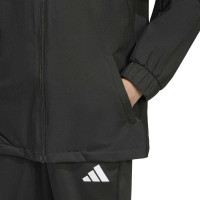 adidas Entrada 26 Allweather Trainingsjack Kids Zwart Wit