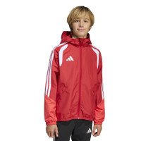 adidas Tiro 26 Competition Allweather Jack Kids Rood Wit