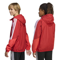adidas Tiro 26 Competition Allweather Jack Kids Rood Wit