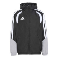 adidas Tiro 26 Competition Allweather Jack Kids Zwart Grijs
