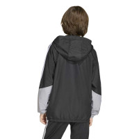 adidas Tiro 26 Competition Allweather Jack Kids Zwart Grijs