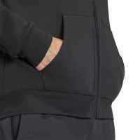 Gilet adidas Entrada 26 noir et blanc