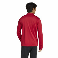 Survêtement adidas Entrada 26 à 1/4 fermeture éclair rouge et noir