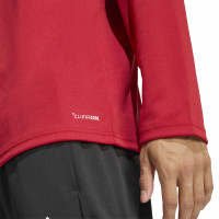 Survêtement adidas Entrada 26 à 1/4 fermeture éclair rouge et noir
