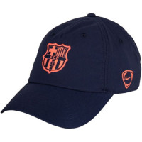 Nike FC Barcelone Club Casquette 2025-2026 Bleu Foncé Orange