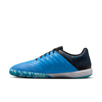 Nike Lunargato II Chaussures de Foot en Salle (IN) Noir Bleu Argenté