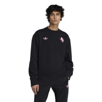 adidas Juventus Lifestyler Crew Trainingspak Zwart Roze Wit