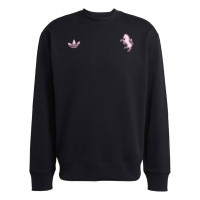 adidas Juventus Lifestyler Crew Trainingspak Zwart Roze Wit