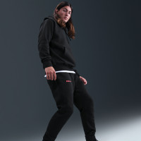 Nike Atletico Madrid Joggingpak Hooded 2025-2026 Zwart Rood