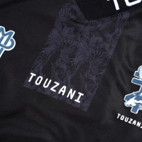 Maillot de Football Touzani Taisho pour Enfants, noir, bleu, blanc