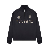 Survêtement Touzani Platinum Bekko 1/4-Zip pour Enfants, noir