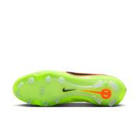 Nike Tiempo Legend 10 Elite Gazon Naturel Chaussures de Foot (FG) Jaune Vif Noir Orange