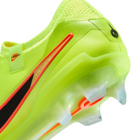 Nike Tiempo Legend 10 Elite Gazon Naturel Chaussures de Foot (FG) Jaune Vif Noir Orange