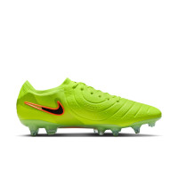 Nike Tiempo Legend 10 Elite IJzeren-Nop Voetbalschoenen (SG) Anti-Clog Neongeel Zwart Oranje
