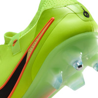 Nike Tiempo Legend 10 Elite IJzeren-Nop Voetbalschoenen (SG) Anti-Clog Neongeel Zwart Oranje