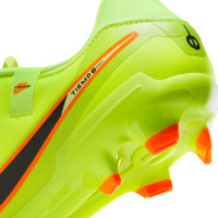 Nike Tiempo Legend 10 Academy Gras / Kunstgras Voetbalschoenen (MG) Neongeel Zwart Oranje