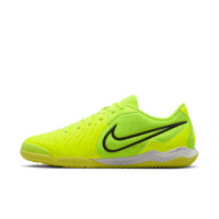Nike Tiempo Legend 10 Academy Zaalvoetbalschoenen (IN) Neongeel Zwart Oranje