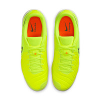 Nike Tiempo Legend 10 Academy Chaussures de Foot en Salle (IN) Jaune Noir Orange