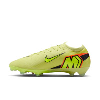 Nike Zoom Mercurial Vapor 16 Elite Gazon Naturel Chaussures de Foot (FG) Jaune Jaune Néon Orange
