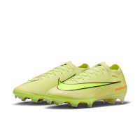 Nike Zoom Mercurial Vapor 16 Elite Gazon Naturel Chaussures de Foot (FG) Jaune Jaune Néon Orange