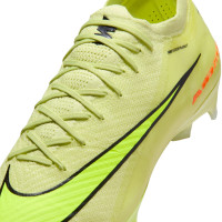 Nike Zoom Mercurial Vapor 16 Elite Gazon Naturel Chaussures de Foot (FG) Jaune Jaune Néon Orange