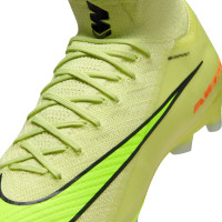 Nike Zoom Mercurial Superfly 10 Elite Gazon Artificiel Chaussures de Foot (AG) Jaune Jaune Néon Orange