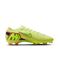 Nike Zoom Mercurial Vapor 16 Pro Gras Voetbalschoenen (FG) Geel Neongeel Oranje