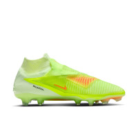 Nike Phantom 6 High Elite Gras Voetbalschoenen (FG) Geel Oranje Zwart