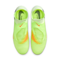 Nike Phantom 6 High Elite Gras Voetbalschoenen (FG) Geel Oranje Zwart