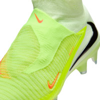 Nike Phantom 6 High Elite Gras Voetbalschoenen (FG) Geel Oranje Zwart