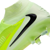 Nike Phantom 6 High Elite Gras Voetbalschoenen (FG) Geel Oranje Zwart