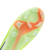 Nike Phantom 6 High Elite Gras Voetbalschoenen (FG) Geel Oranje Zwart