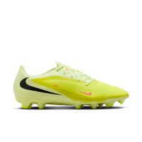 Nike Phantom 6 Low Academy Gazon Naturel Artificiel Chaussures de Foot (MG) Jaune Orange Noir
