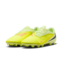 Nike Phantom 6 Low Academy Gazon Naturel Artificiel Chaussures de Foot (MG) Jaune Orange Noir