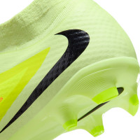 Nike Phantom 6 High Academy Gras / Kunstgras Voetbalschoenen (MG) Geel Oranje Zwart