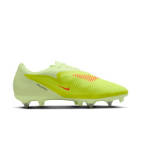 Nike Phantom 6 Low Academy IJzeren-Nop Voetbalschoenen (SG) Anti-Clog Geel Oranje Zwart