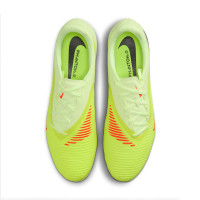 Nike Phantom 6 Low Academy IJzeren-Nop Voetbalschoenen (SG) Anti-Clog Geel Oranje Zwart