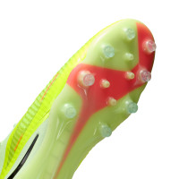 Nike Phantom 6 Low Elite Gazon Artificiel Chaussures de Foot (AG) Jaune Orange Noir