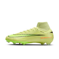 Nike Zoom Mercurial Superfly 10 Elite Gras Voetbalschoenen (FG) Geel Neongeel Oranje