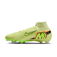 Nike Zoom Mercurial Superfly 10 Elite Gras Voetbalschoenen (FG) Geel Neongeel Oranje