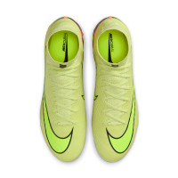Nike Zoom Mercurial Superfly 10 Elite Gras Voetbalschoenen (FG) Geel Neongeel Oranje
